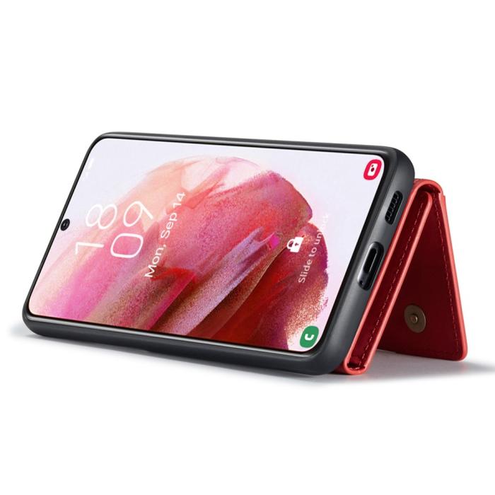 Bild 2, DG.MING DG.MING Galaxy S23 Plus Skal Med Magnetisk Plånbok Röd - Teknikhallen.se