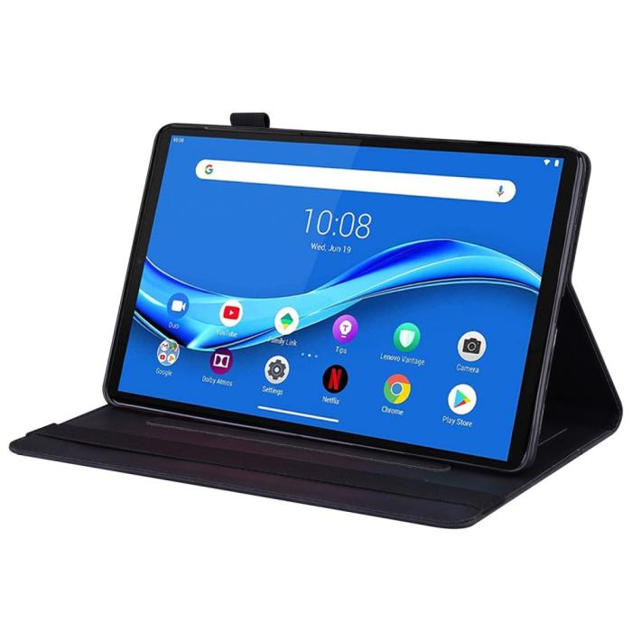 Bild 2,  Lenovo Tab M10 Plus Gen 3 Fodral Frontficka Och Pennhållare Svart - Teknikhallen.se