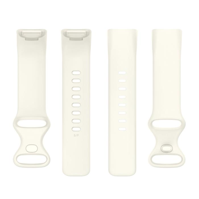 Bild 5,  Fitbit Charge 6 / 5 Armband TPU (S) Beige - Teknikhallen.se