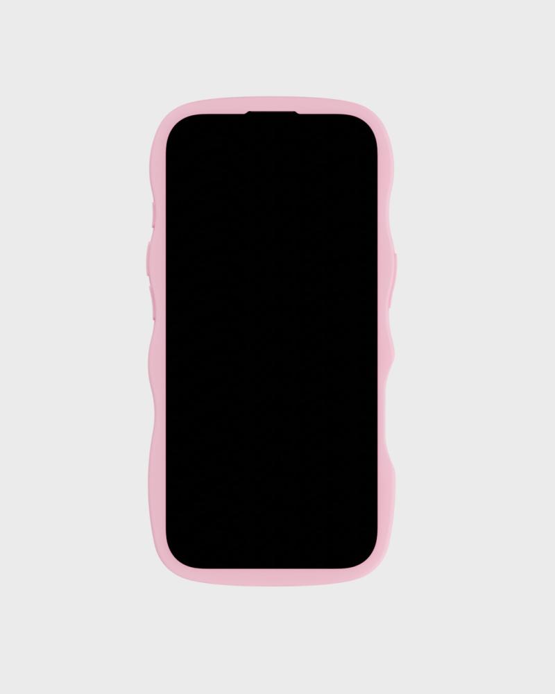 holdit holdit iPhone 16 Pro Skal Wavy Pink/Transparent - Teknikhallen.se