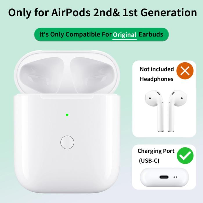 Bild 3,  AirPods Trådlöst Laddningsfodral / USB-C - Teknikhallen.se