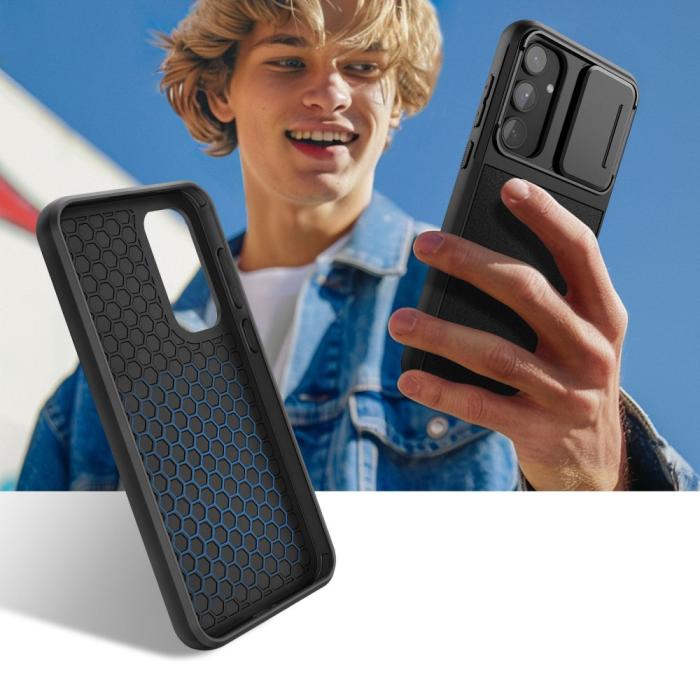 Bild 3, Tech-Protect Tech-Protect Galaxy A55 5G Skal Velar Cam+ Svart - Teknikhallen.se