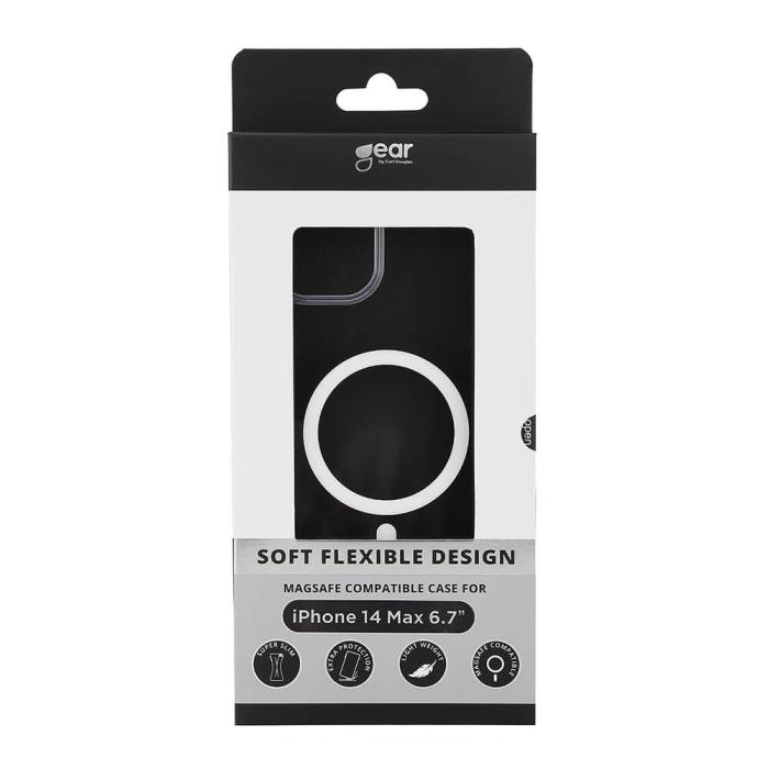 Bild 2, Gear GEAR iPhone 14 Plus Skal MagSeries TPU Transparent - Teknikhallen.se