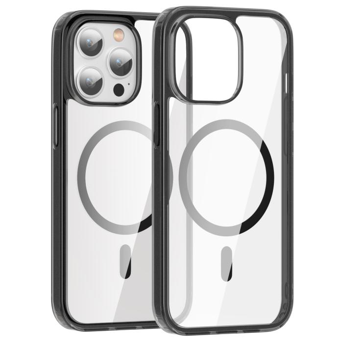 Bild 2, ColorPop ColorPop iPhone 13 Pro Max Skal CH MagSafe Transparent/Svart - Teknikhallen.se