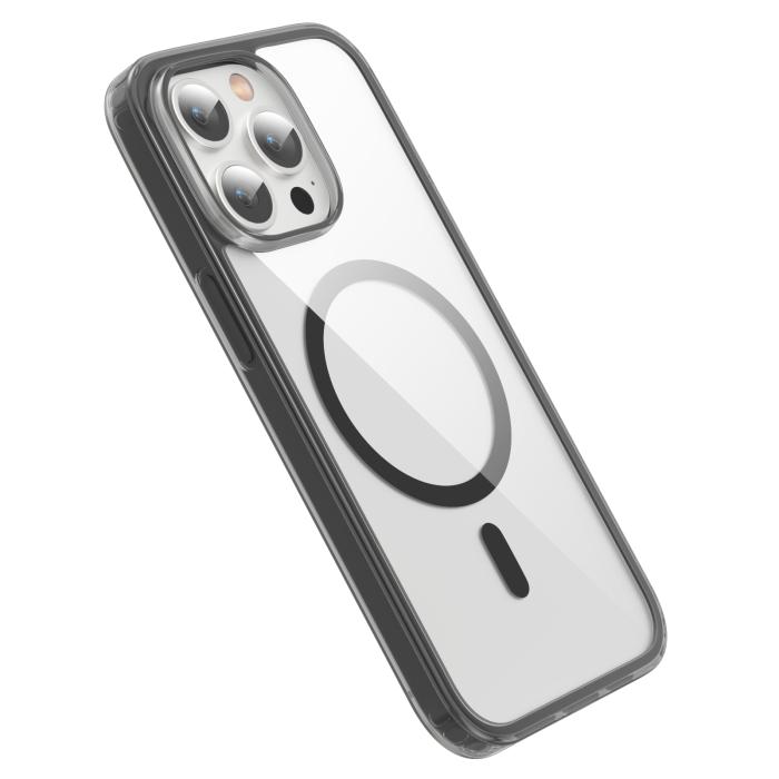 Bild 3, ColorPop ColorPop iPhone 13 Pro Max Skal CH MagSafe Transparent/Svart - Teknikhallen.se