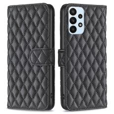  Samsung Galaxy A23 5G Fodral Diamond L&auml;der Svart - Teknikhallen.se