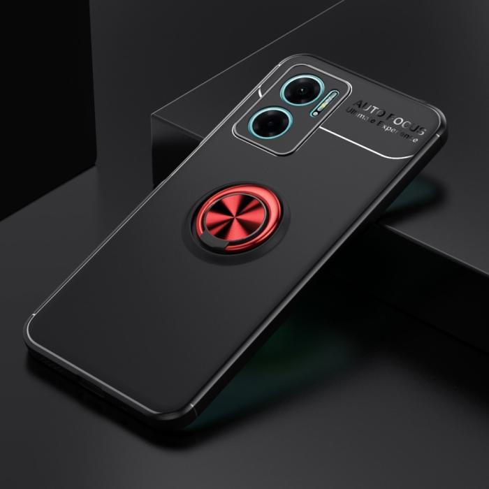 Bild 2,  Xiaomi Redmi 10 5G Skal Ring Svart/Röd - Teknikhallen.se