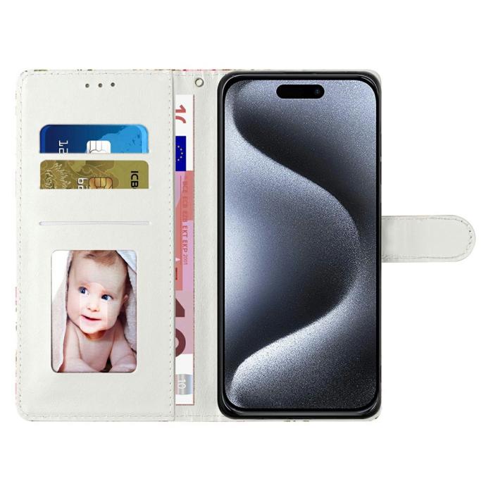 Bild 2,  iPhone 17 Pro Fodral Med Tryck Lila Blommor - Teknikhallen.se
