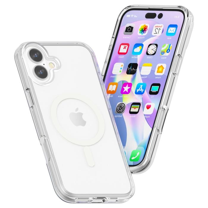 Bild 3,  iPhone 16 Skal MagSafe Transparent - Teknikhallen.se