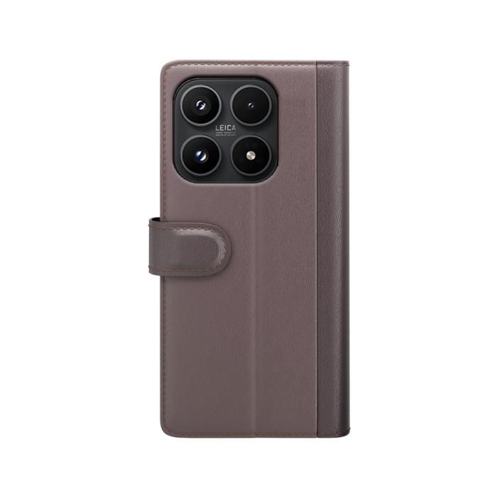 Bild 4,  Xiaomi 17 Fodral Premium Äkta Läder Brun - Teknikhallen.se