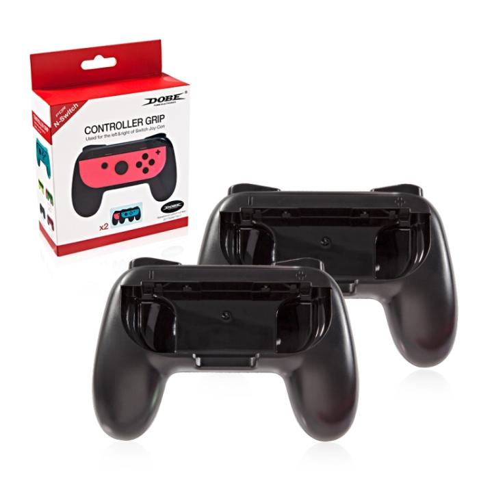 Bild 2, DOBE DOBE 2-PACK Nintendo Switch Joy-Con Grip Svart - Teknikhallen.se