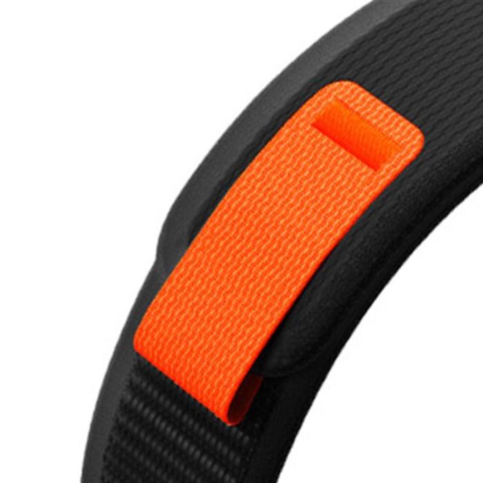 Bild 3, Tech-Protect Tech-Protect Garmin Fenix 26 mm Armband Nylon Svart/Orange - Teknikhallen.se