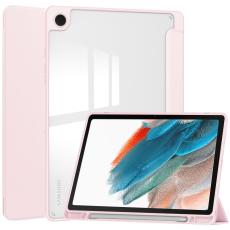  Samsung Galaxy Tab A9 Plus Fodral Hybrid Pennh&aring;llare Rosa - Teknikhallen.se