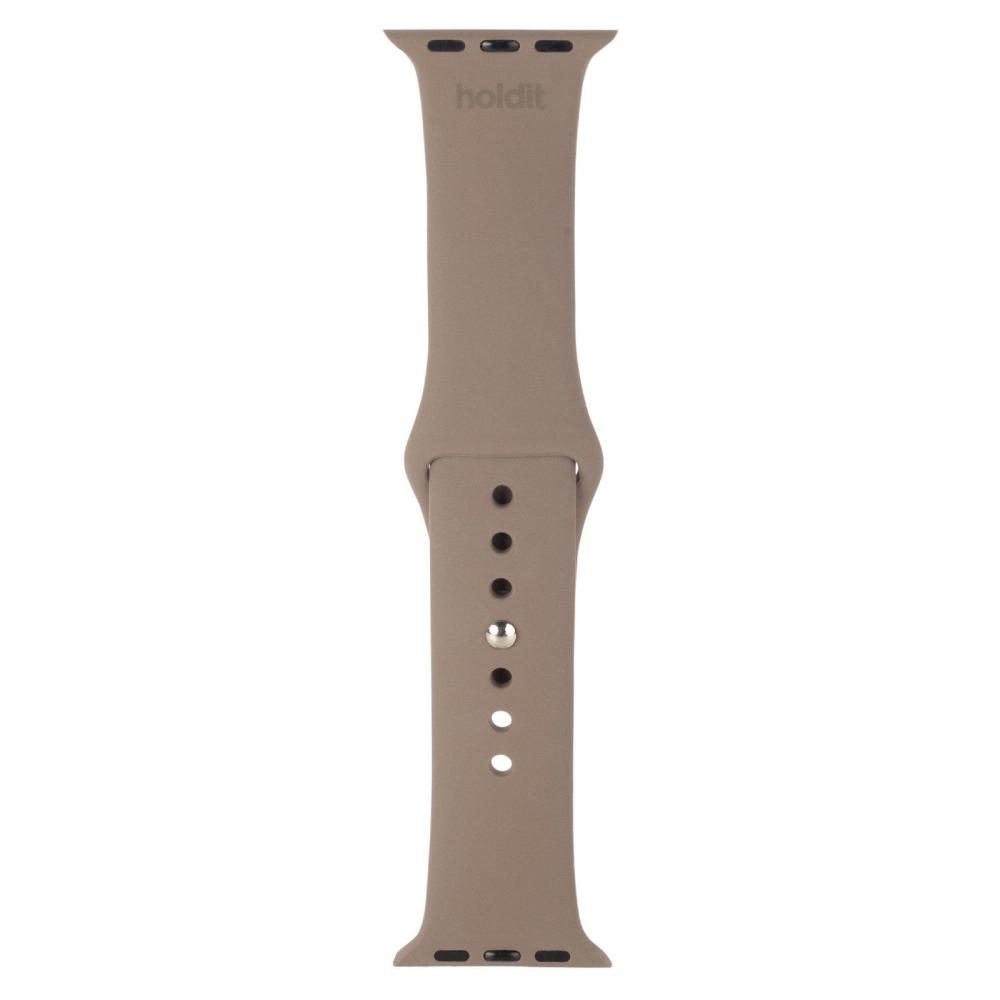 holdit holdit Armband Silikon Apple Watch 38/40/41 mm Mocha Brown - Teknikhallen.se