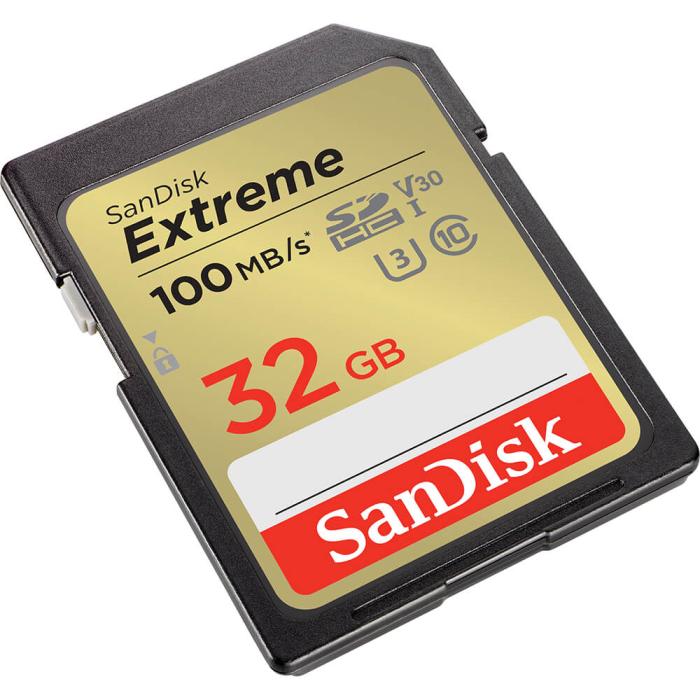 Bild 3, SanDisk SanDisk SDHC Extreme 32 GB Minneskort - Teknikhallen.se