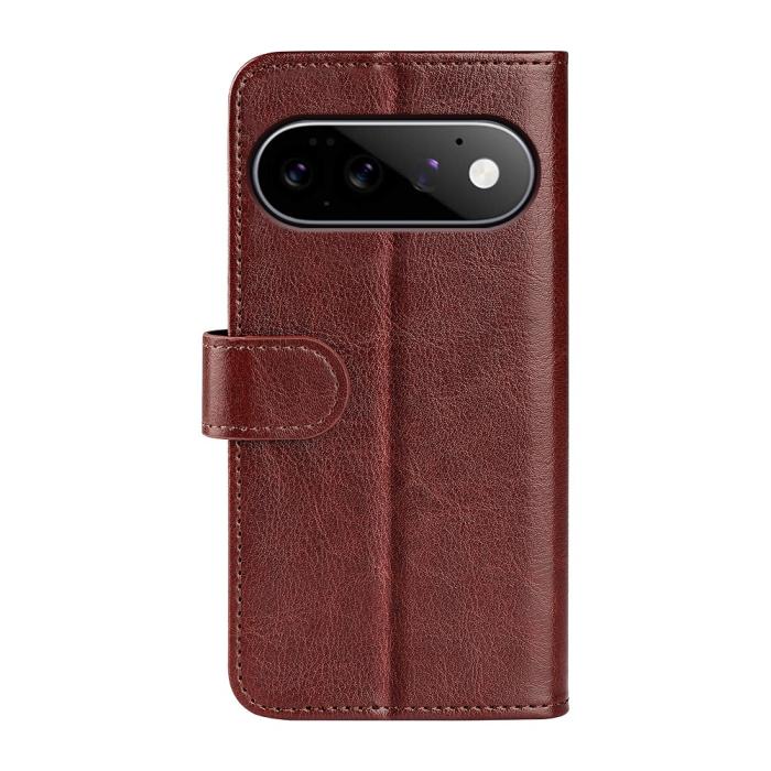 Bild 6,  Google Pixel 11/10 Fodral Crazy Horse Läder Brun - Teknikhallen.se