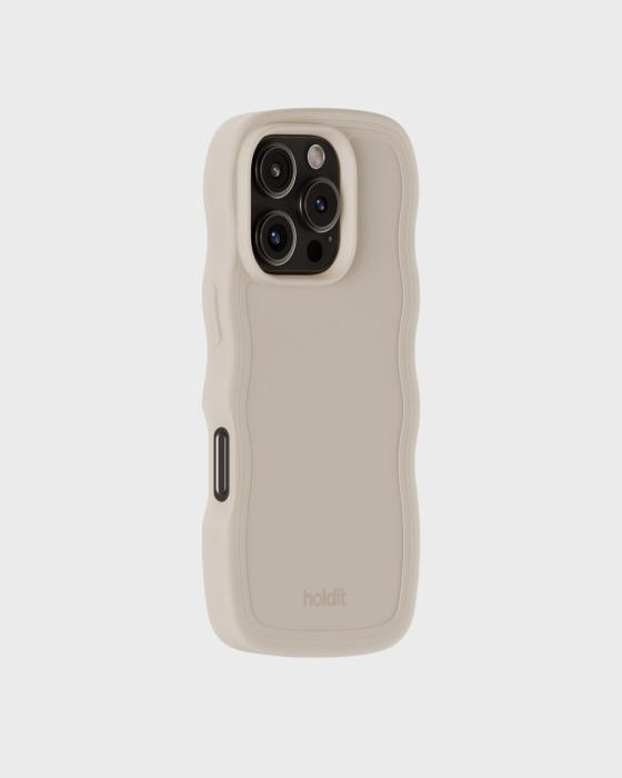 Bild 2, holdit holdit iPhone 16 Pro Max Skal Wavy Light Beige - Teknikhallen.se