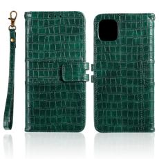  iPhone 14 Pro Fodral Krokodil Textur Gr&ouml;n - Teknikhallen.se