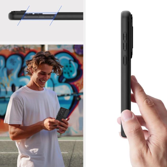 Bild 5, Tech-Protect Tech-Protect Galaxy A55 5G Skal Velar Cam+ Svart - Teknikhallen.se