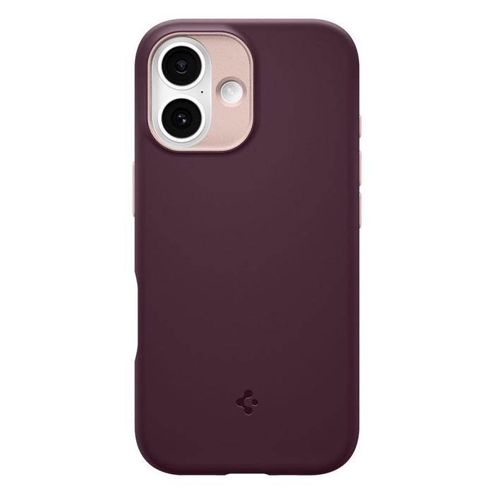 Bild 2, Spigen Spigen iPhone 17 Skal MagSafe Nano Pop Burgundy Bean - Teknikhallen.se