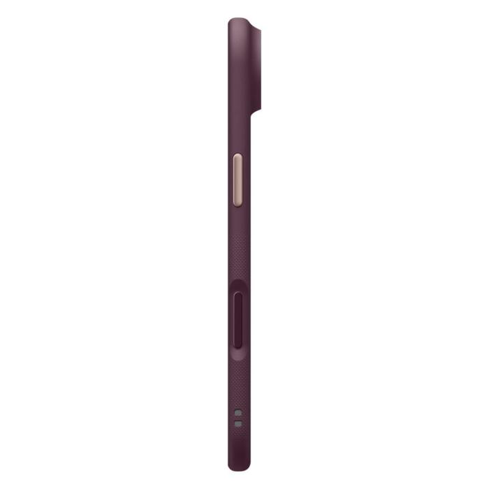 Bild 4, Spigen Spigen iPhone 17 Skal MagSafe Nano Pop Burgundy Bean - Teknikhallen.se