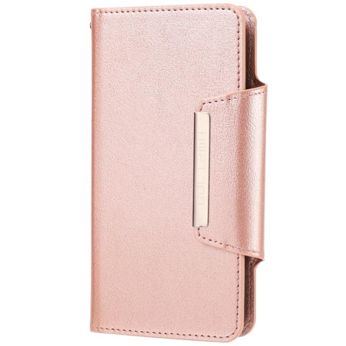 Bild 2,  iPhone 7/8/SE 2in1 Magnet Fodral / Skal Roséguld - Teknikhallen.se