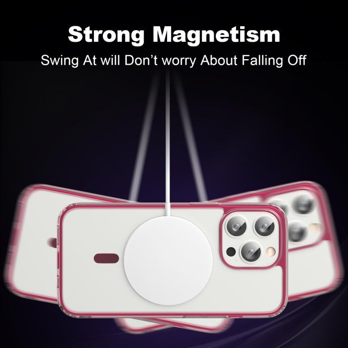 Bild 5, ColorPop ColorPop iPhone 13 Pro Max Skal CH MagSafe Transparent/Svart - Teknikhallen.se