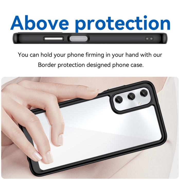 Bild 4,  Samsung Galaxy A05s 4G Skal TPU/Akryl Shockproof Svart - Teknikhallen.se