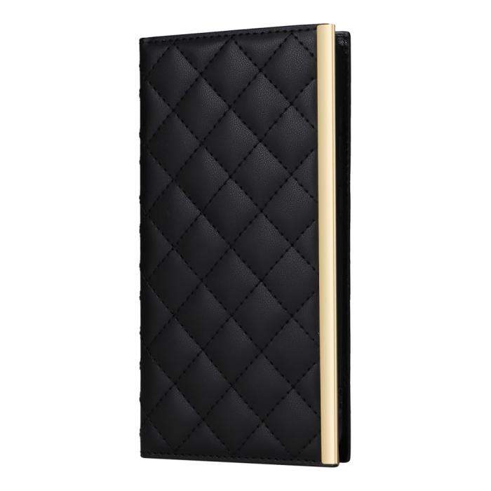 Bild 6,  Samsung Galaxy S25 Plus Fodral Rhombus Läder Svart - Teknikhallen.se