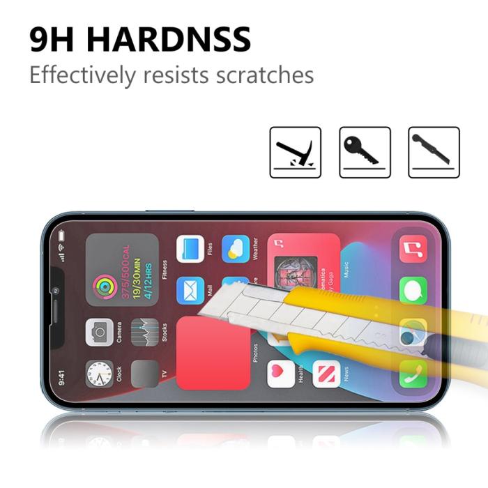 Bild 3,  iPhone 14 Plus / 13 Pro Max - 2-PACK Skärmskydd I Härdat Glas - Teknikhallen.se
