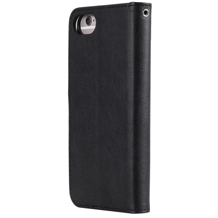 Bild 3,  iPhone 6/7/8/SE (2020/2022) - 2in1 Magnet/Plånboksfodral - Svart - Teknikhallen.se