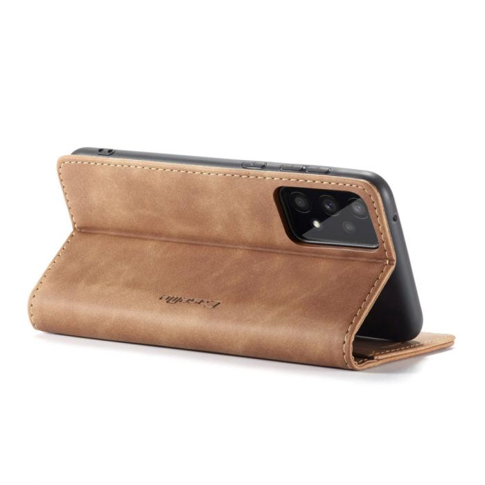 Bild 6, CASEME CASEME Samsung Galaxy A53 5G Fodral Retro Läder Brun - Teknikhallen.se