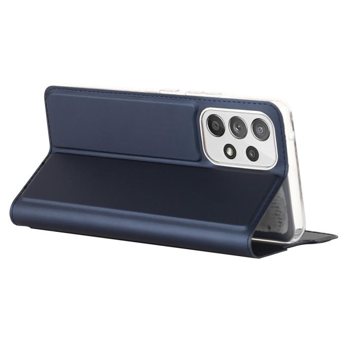 Bild 6,  Samsung Galaxy A53 5G Fodral Flip Skin Touch Blå - Teknikhallen.se