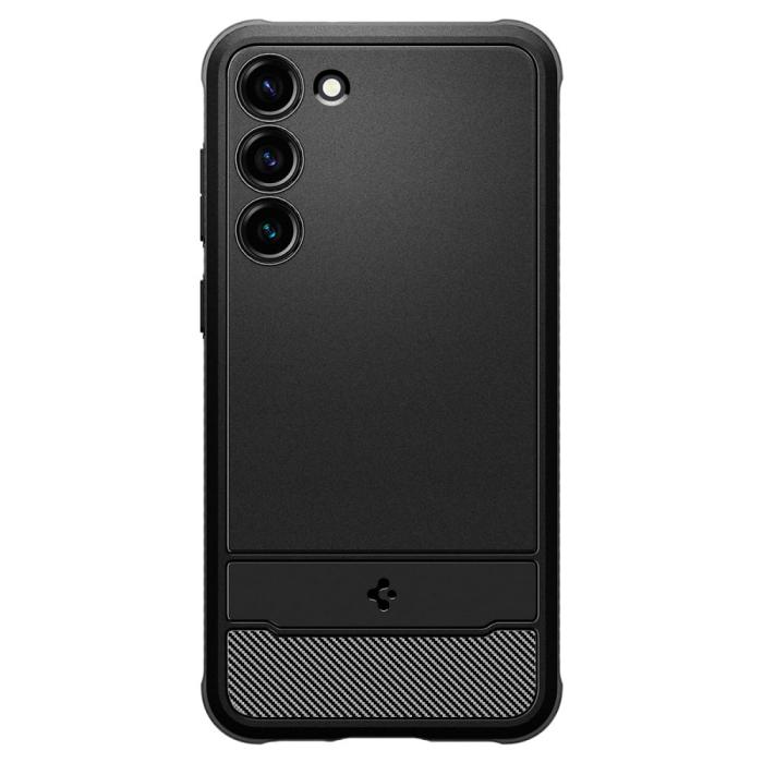 Bild 2, Spigen Spigen Samsung Galaxy S23 Skal Rugged Armor Matt Svart - Teknikhallen.se