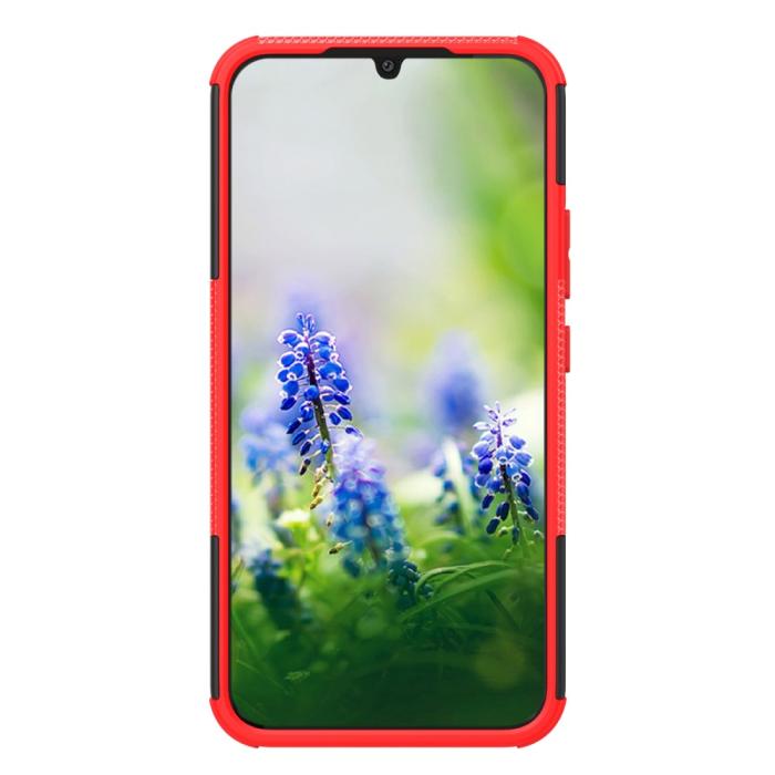 Bild 4,  Galaxy A34 5G Skal Ultimata Stöttåligt med Stöd Röd - Teknikhallen.se