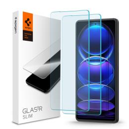 Spigen Spigen Xiaomi Redmi Note 12 Pro 5G 2-PACK Skärmskydd Glas.tR - Teknikhallen.se