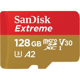 SanDisk SanDisk MicroSDXC Extreme 128 GB Inkl. Adapter - Teknikhallen.se