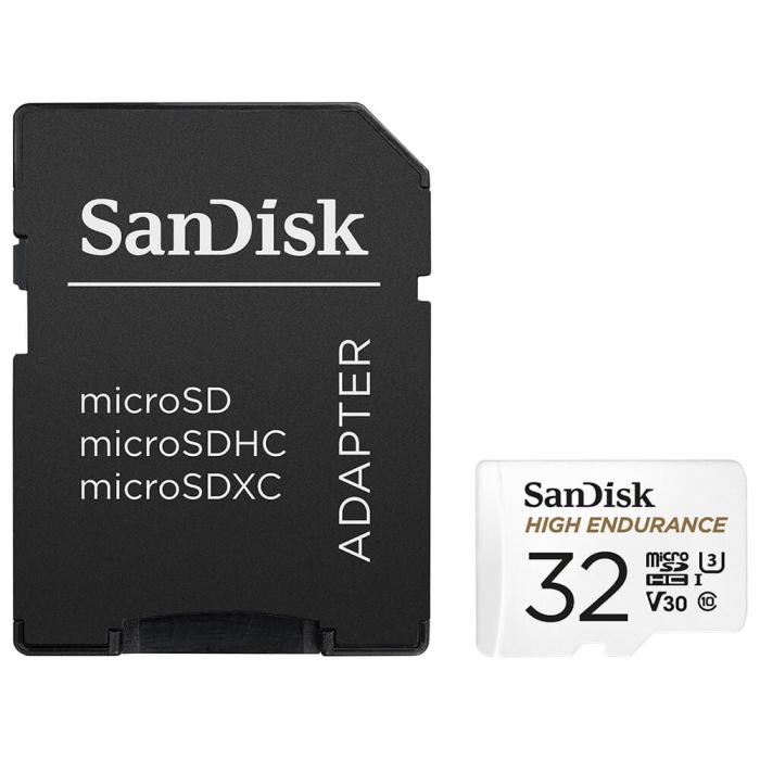 Bild 6, SanDisk SanDisk MicroSDHC 32 GB High Endurance med adapter - Teknikhallen.se