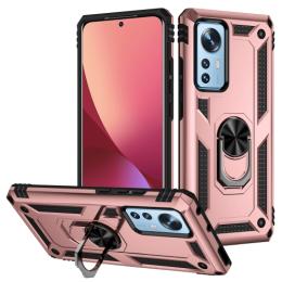  Xiaomi 12 Pro Skal Ring Hybrid Armor Roséguld - Teknikhallen.se