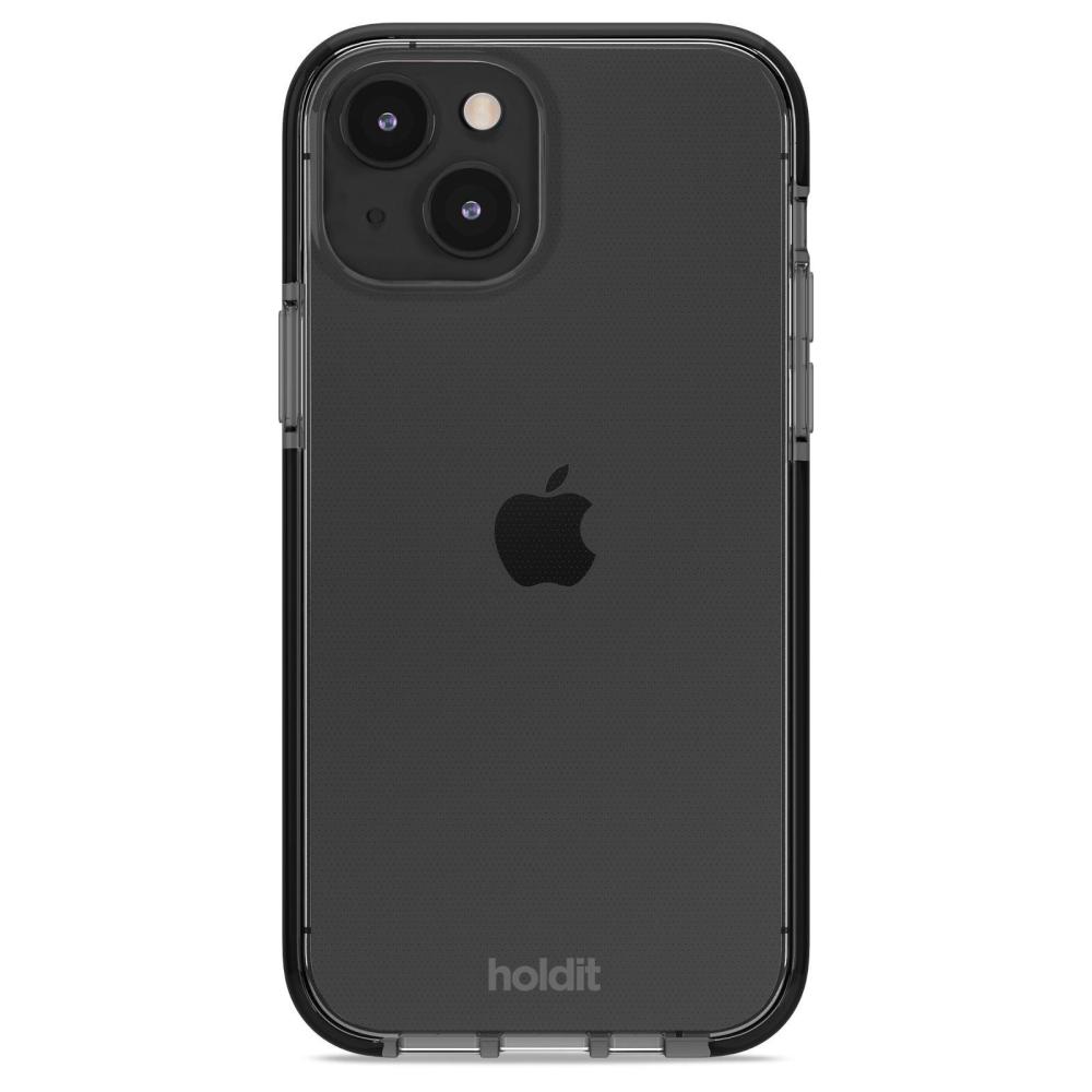 holdit holdit iPhone 15 Mobilskal Seethru Svart - Teknikhallen.se