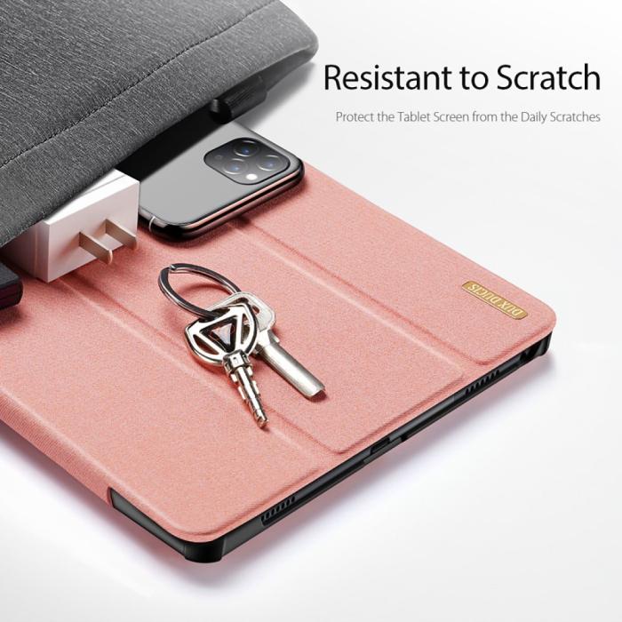 Bild 3, DUX DUCIS DUX DUCIS Lenovo Tab M10 Plus Gen 3 Fodral DOMO Tri-Fold Ljus Rosa - Teknikhallen.se