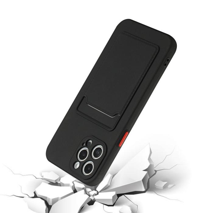 Bild 5,  iPhone 13 Pro Skal Med Kortfack Svart - Teknikhallen.se