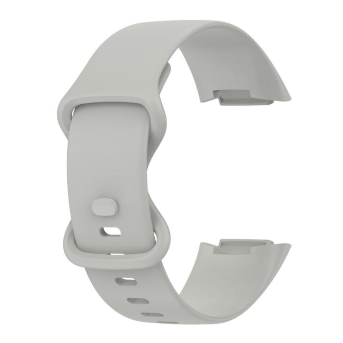 Bild 3,  Fitbit Charge 6 / 5 Armband TPU (S) Grå - Teknikhallen.se