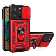  iPhone 15 Pro Max Skal CamShield Ring Hybrid R&ouml;d - Teknikhallen.se
