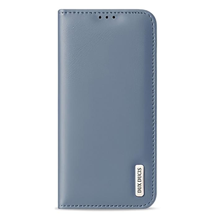 Bild 2, DUX DUCIS DUX DUCIS Samsung Galaxy S22 Plus Fodral HIVO RFID Äkta Läder Blå - Teknikhallen.se