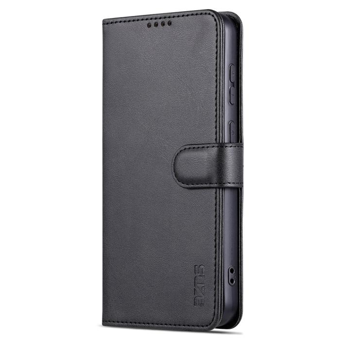 Bild 6, AZNS AZNS Samsung Galaxy S24 FE Fodral Läder Svart - Teknikhallen.se