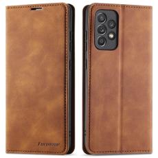 FORWENW FORWENW Samsung Galaxy A23 5G Fodral Flip L&auml;der Brun - Teknikhallen.se