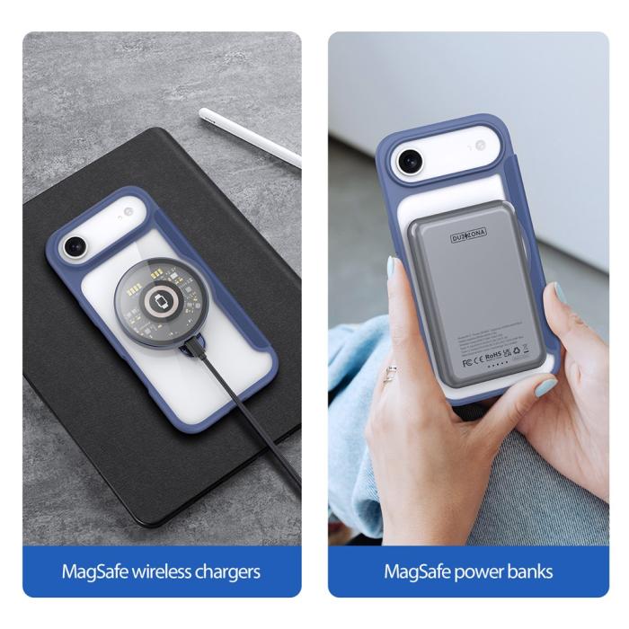 Bild 3, DUX DUCIS DUX DUCIS iPhone Air Fodral MagSafe Kickstand Skin X Pro - Teknikhallen.se
