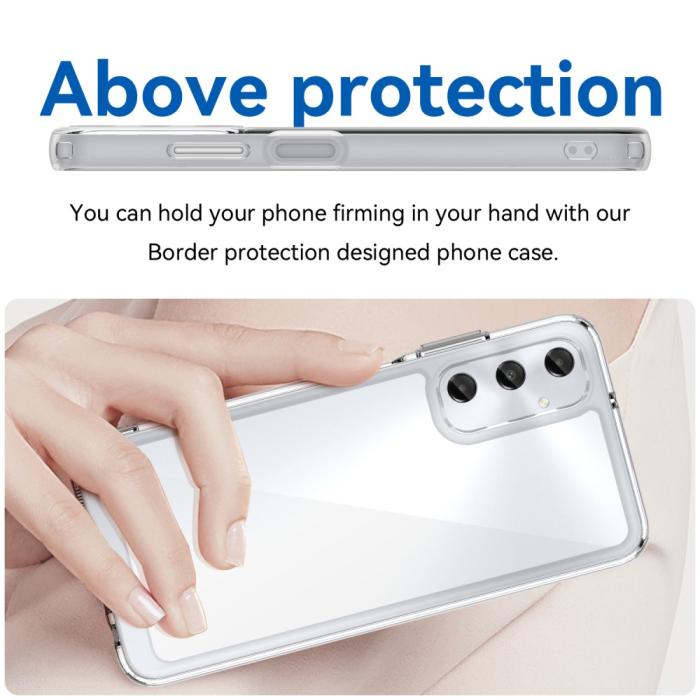 Bild 4,  Samsung Galaxy A05s 4G Skal TPU/Akryl Shockproof Transparent - Teknikhallen.se
