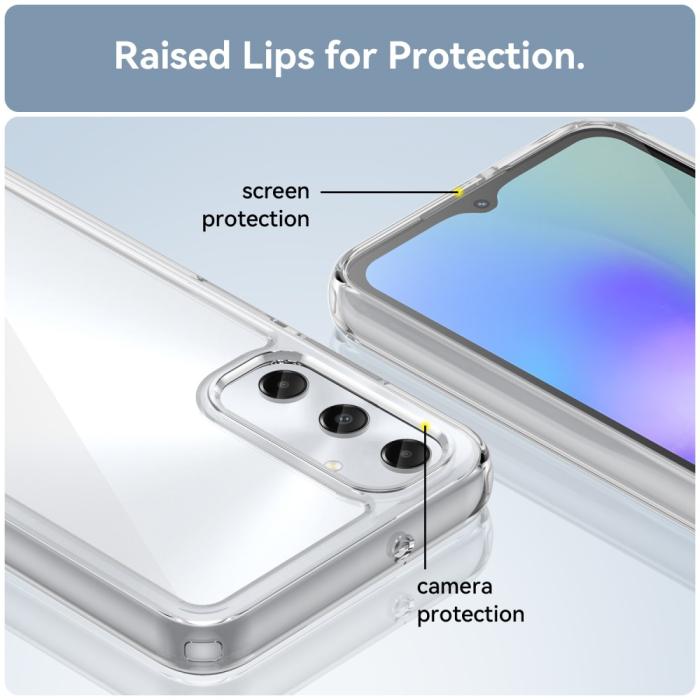 Bild 6,  Samsung Galaxy A05s 4G Skal TPU/Akryl Shockproof Transparent - Teknikhallen.se
